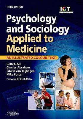 Book cover of Psychology And Sociology Applied To Medicine (3) (An\illustrated Colour Text Ser. (PDF))