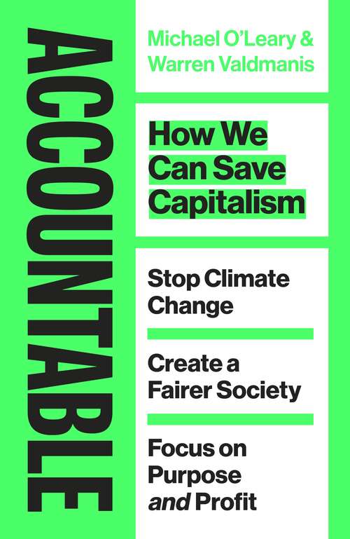 Book cover of Accountable: How we Can Save Capitalism