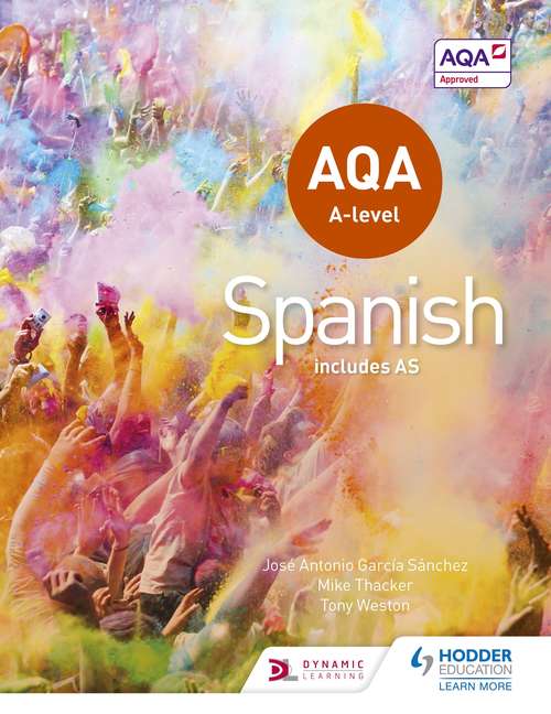 Book cover of AQA A-level Spanish (includes AS) (PDF)