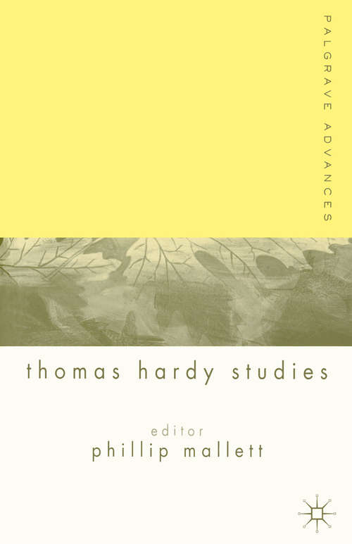 Book cover of Palgrave Advances in Thomas Hardy Studies (2004) (Palgrave Advances)