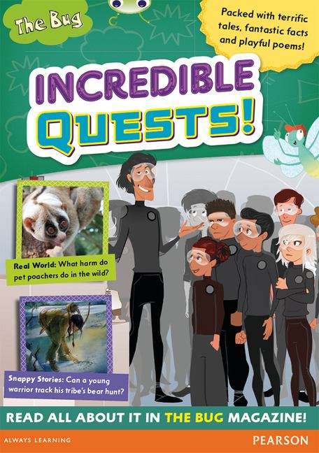 Book cover of Bug Club Comprehension Year 5 Incredible Quests(PDF)