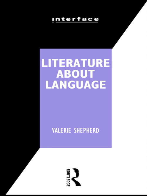Book cover of Literature About Language