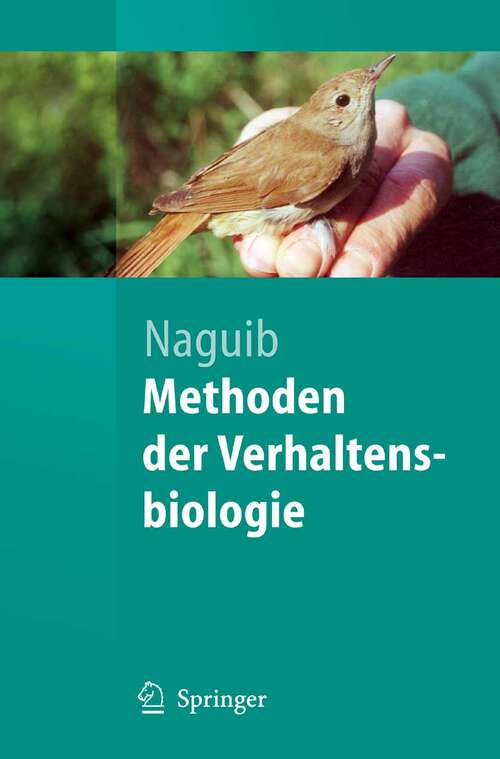 Book cover of Methoden der Verhaltensbiologie (2006) (Springer-Lehrbuch)