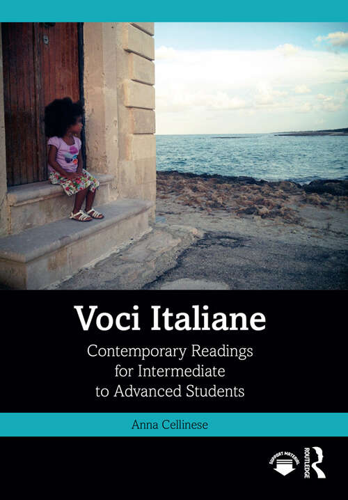Book cover of Voci Italiane: Contemporary Readings for Intermediate to Advanced Students