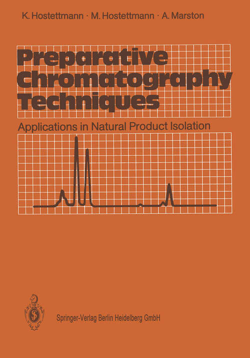 Book cover of Preparative Chromatography Techniques: Applications in Natural Product Isolation (1986)