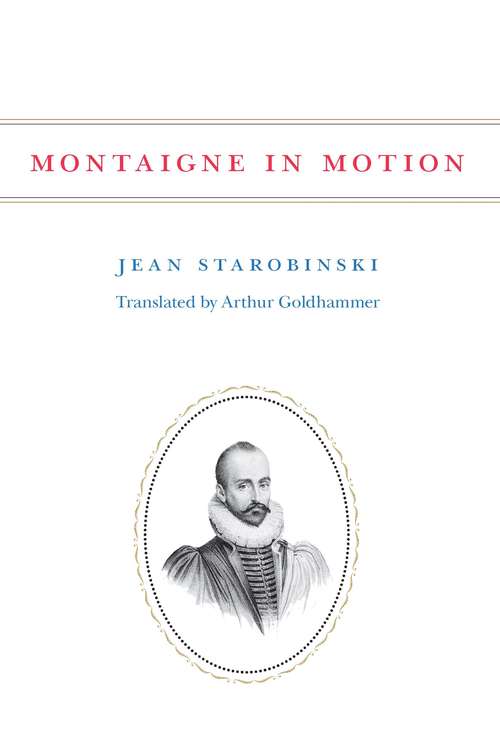 Book cover of Montaigne in Motion