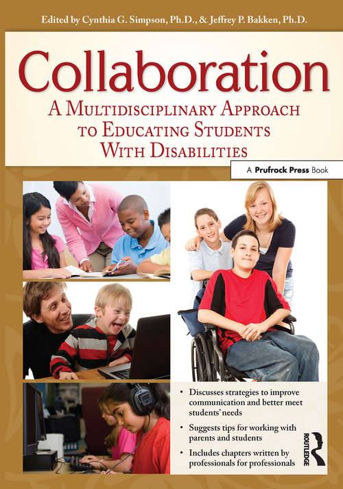 Book cover of Collaboration: A Multidisciplinary Approach to Educating Students With Disabilities