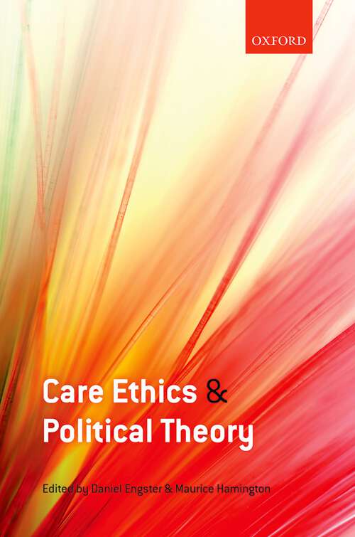 Book cover of Care Ethics and Political Theory