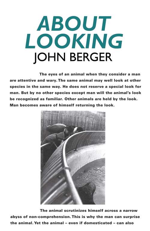 Book cover of About Looking (Vintage International Series)