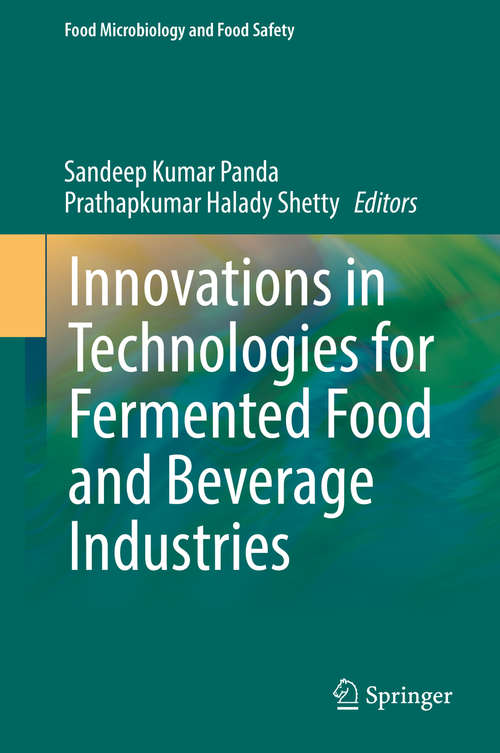Book cover of Innovations in Technologies for Fermented Food and Beverage Industries (Food Microbiology and Food Safety)