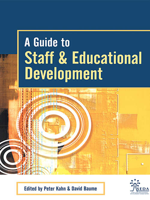 Book cover of A Guide to Staff & Educational Development (SEDA Series)