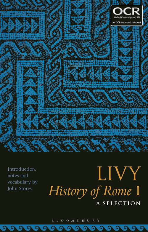 Book cover of Livy, History of Rome I: A Selection