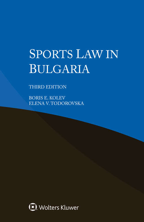 Book cover of Sports Law in Bulgaria