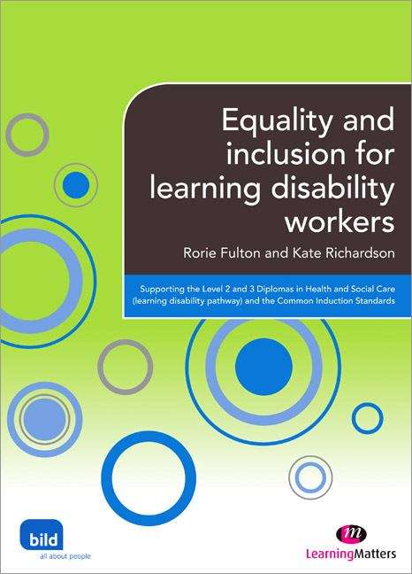 Book cover of Equality and Inclusion for Learning Disability Workers (PDF)