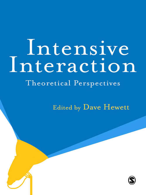 Book cover of Intensive Interaction: Theoretical Perspectives