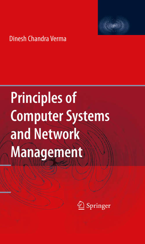 Book cover of Principles of Computer Systems and Network Management (2009)