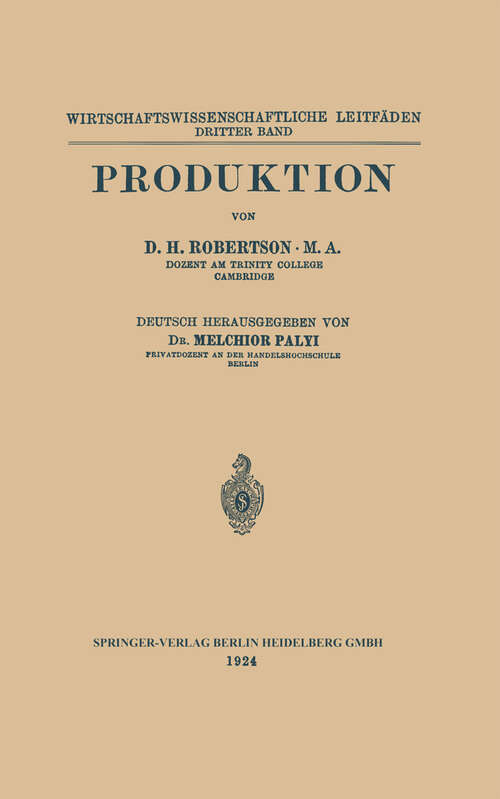 Book cover of Produktion (1924) (Beiträge zur Geschichte des österreichischen Eisenbahnwesens #3)