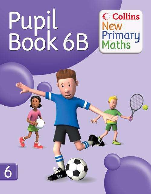 Book cover of Collins New Primary Maths: Pupil Book 6B (PDF)