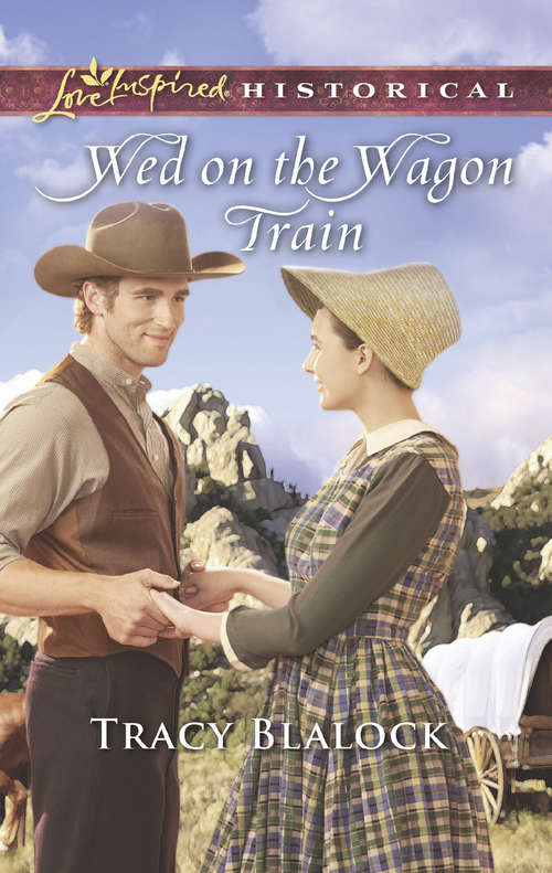 Book cover of Wed On The Wagon Train: Pony Express Christmas Bride Cowgirl Under The Mistletoe A Family Arrangement Wed On The Wagon Train (ePub edition) (Mills And Boon Love Inspired Historical Ser.)