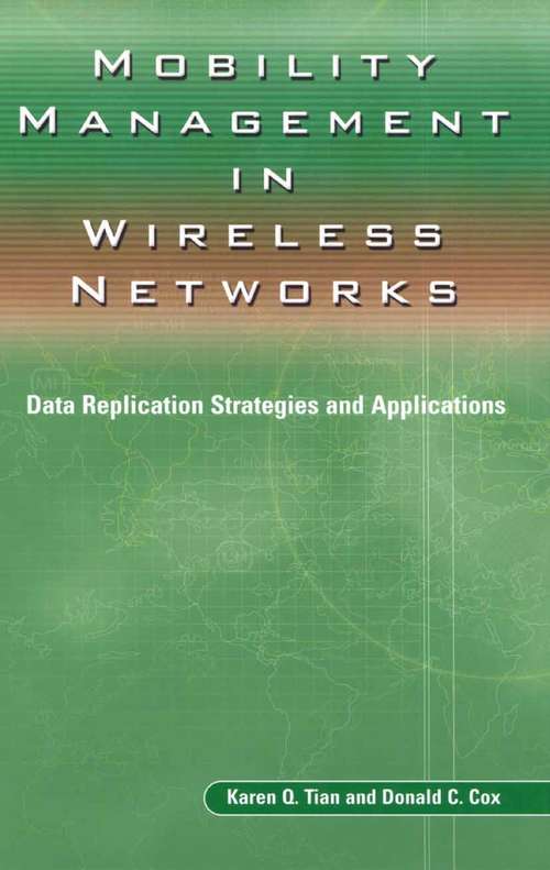 Book cover of Mobility Management in Wireless Networks: Data Replication Strategies and Applications (2004) (Ercoftac Ser.)