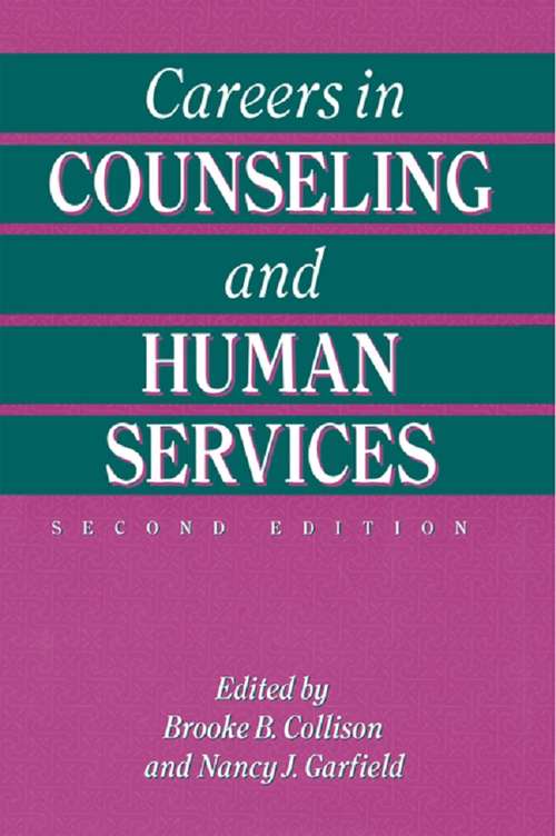 Book cover of Careers In Counseling And Human Services (2)