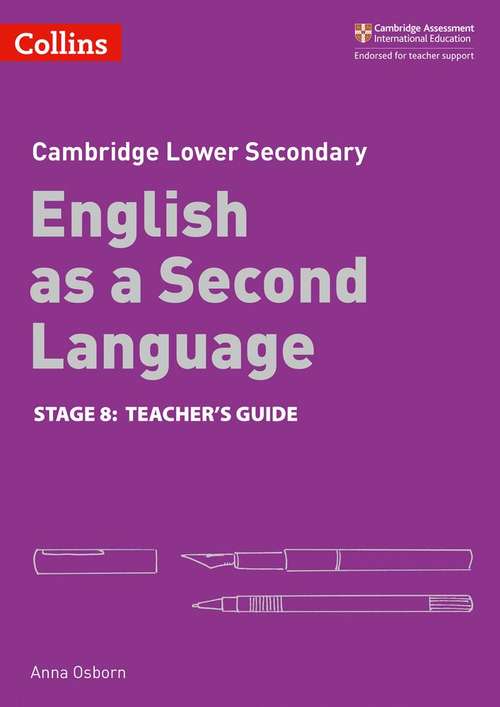 Book cover of Cambridge Lower Secondary English as a Second Language Stage 8: Teacher's Guide (PDF)