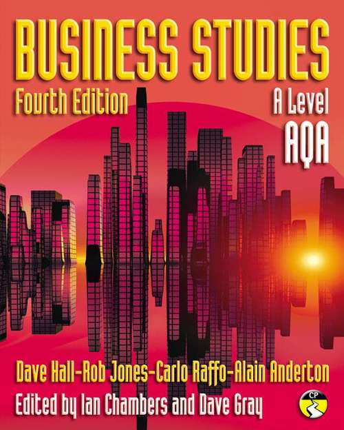 Book cover of Business Studies for AQA (PDF)
