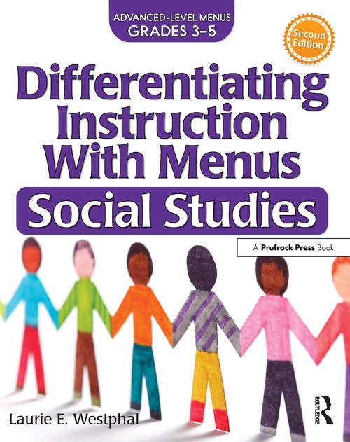 Book cover of Differentiating Instruction With Menus: Social Studies (Grades 3-5)