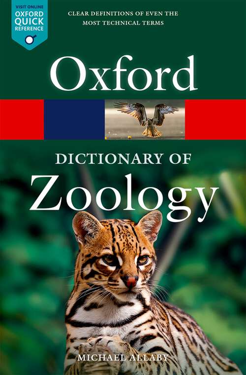 Book cover of A Dictionary of Zoology (Oxford Quick Reference)