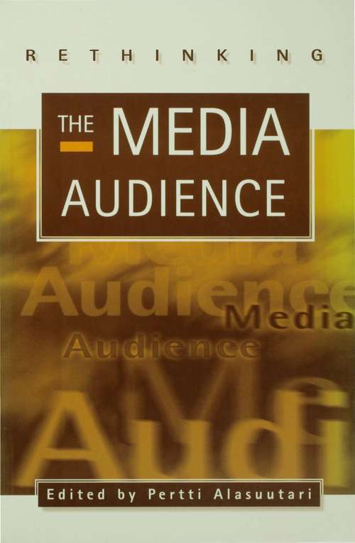 Book cover of Rethinking the Media Audience: The New Agenda (PDF)