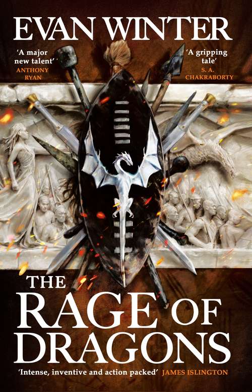 Book cover of The Rage of Dragons: Book one of the Burning (The Burning #1)