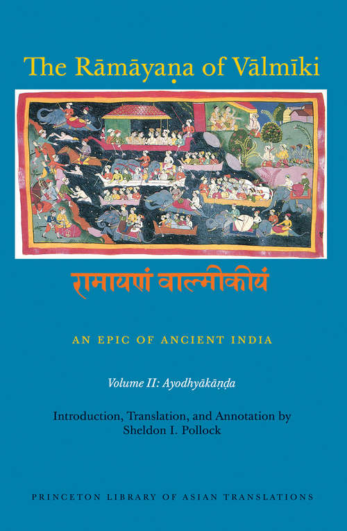 Book cover of The Rāmāyaṇa of Vālmīki: Ayodhyakāṇḍa