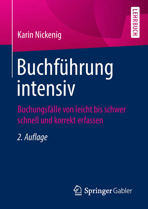 Book cover of Buchführung intensiv: Buchungsfälle von leicht bis schwer schnell und korrekt erfassen