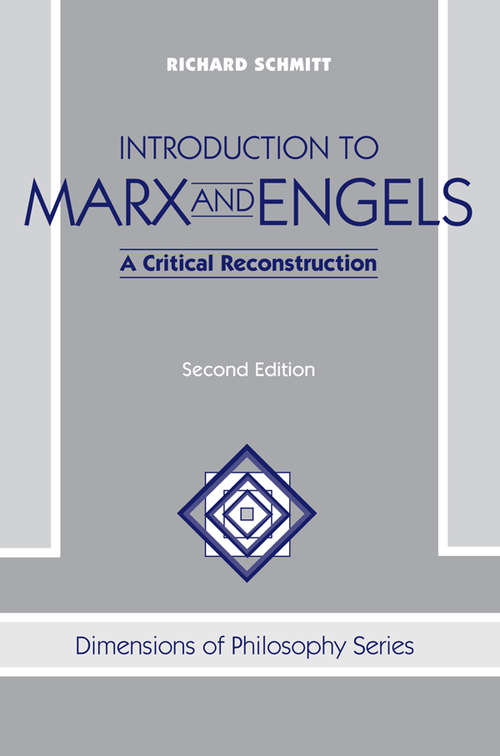 Book cover of Introduction To Marx And Engels: A Critical Reconstruction, Second Edition (2)