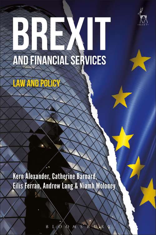 Book cover of Brexit and Financial Services: Law and Policy