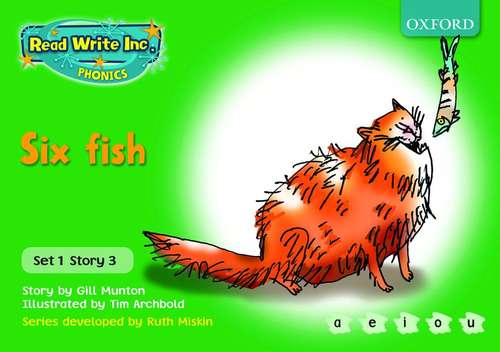 Book cover of Read Write Inc. Phonics, Green, Set 1, Story 3: Six Fish (PDF)