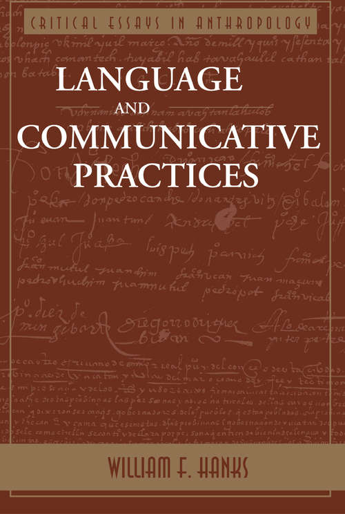 Book cover of Language And Communicative Practices