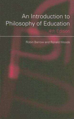 Book cover of An Introduction to Philosophy of Education (4th edition) (PDF)