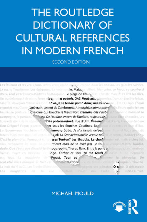 Book cover of The Routledge Dictionary of Cultural References in Modern French (2)