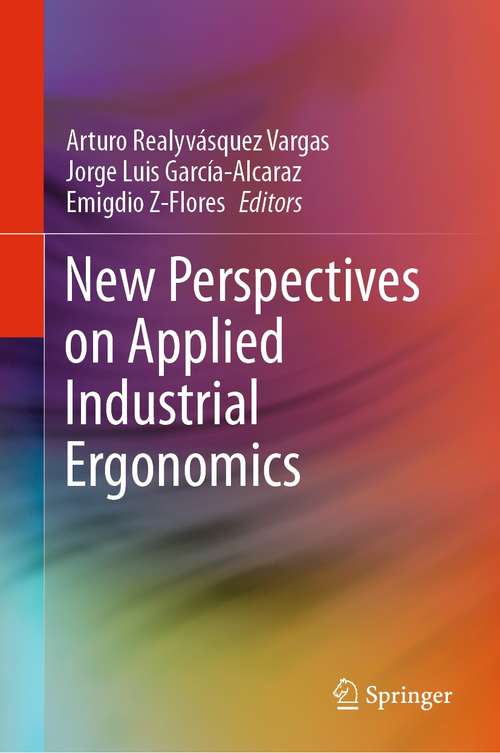Book cover of New Perspectives on Applied Industrial Ergonomics (1st ed. 2021)