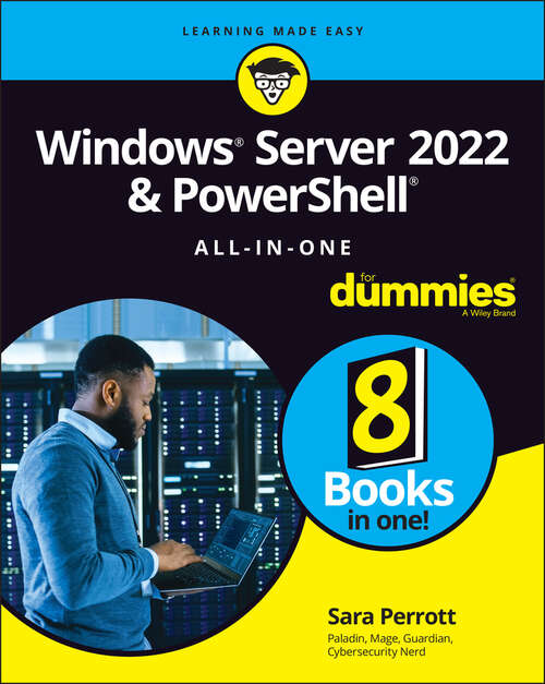 Book cover of Windows Server 2022 & Powershell All-in-One For Dummies