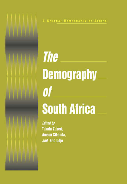 Book cover of The Demography of South Africa