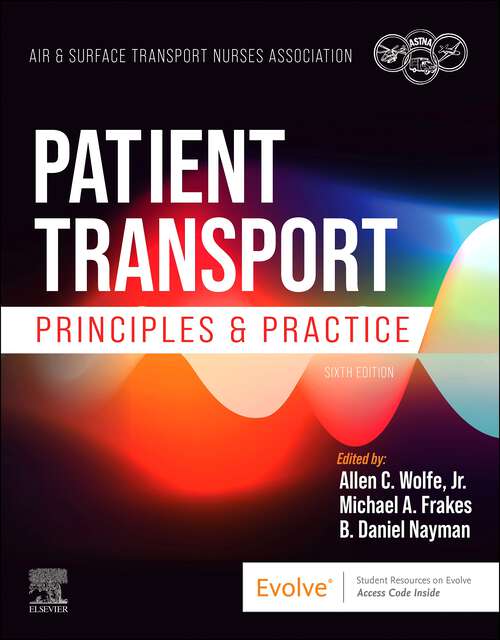 Book cover of Patient Transport:Principles and Practice - E-Book