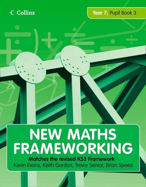 Book cover of New Maths Frameworking: Year 7, Pupil Book 3 (2nd edition) (PDF)