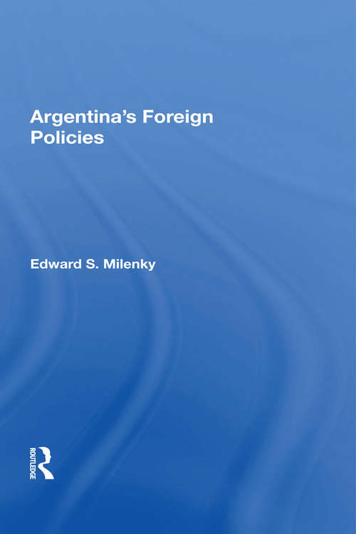 Book cover of Argentina's Foreign Policy/h