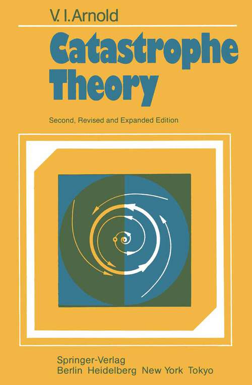 Book cover of Catastrophe Theory (2nd ed. 1986)