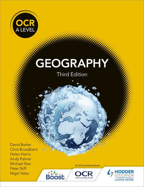 Book cover of OCR A Level Geography Third Edition