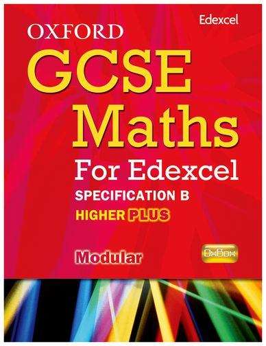 Book cover of Oxford GCSE Maths for Edexcel B: Student Book (PDF)