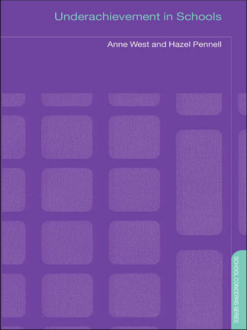 Book cover of Underachievement In Schools (PDF)