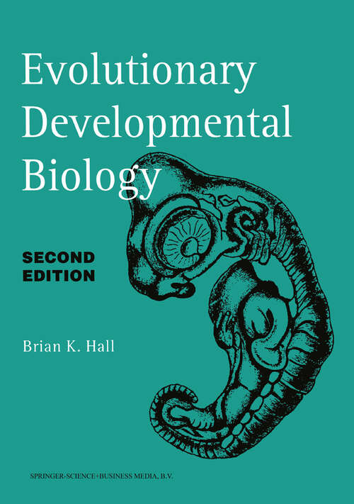 Book cover of Evolutionary Developmental Biology (2nd ed. 1999)